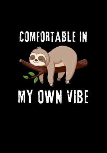 Comfortable in My Own Vibe Graphic Tee – Pure Cotton Unisex T-Shirt by Kalavesh | Chill Mood DTF Print