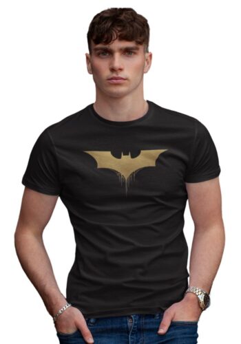 Golden Batman Tshirt Design for Men