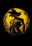 goku power t shirt black