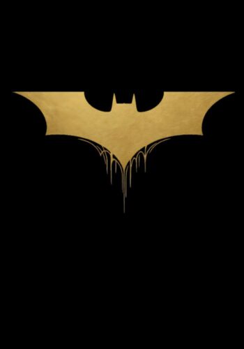 Golden Batman Tshirt Design for Men