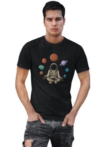 space theme t shirt for men