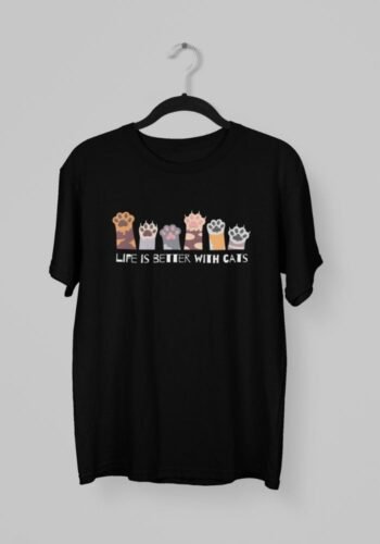 Kalavesh LOVE Cat T-Shirt | Cute Cat Lover Gift Graphic Tee Online