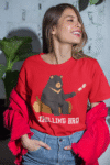 Teddy bear or bear tshirt designs for women by Kalavesh-Chilling bro graphic tshirt