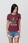 Teddy bear or bear tshirt designs for women by Kalavesh-Chilling bro graphic tshirt