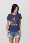 Teddy bear or bear tshirt designs for women by Kalavesh-Chilling bro graphic tshirt