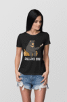 Teddy bear or bear tshirt designs for women by Kalavesh-Chilling bro graphic tshirt