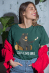 Teddy bear or bear tshirt designs for women by Kalavesh-Chilling bro graphic tshirt