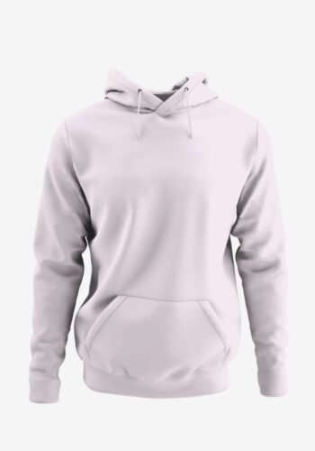 Kalavesh Light Pink Hoodie – Plain Cotton Regular Fit Unisex Hoodie (S-XXL)