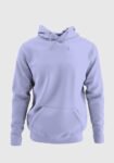 Kalavesh Lavender Hoodie – Plain Cotton Regular Fit Hoodie (S-XXL)