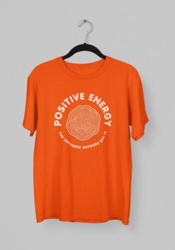 Kalavesh Positive Energy Motivational T-Shirt – Bold & Inspirational Cotton Tee