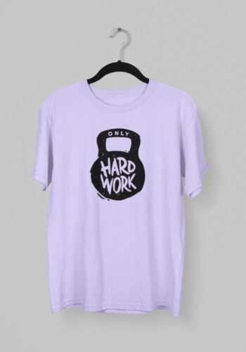 Kalavesh Hardwork Gym T-Shirt – Motivational Cotton Workout Tee