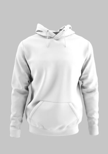 Kalavesh White Hoodie – Cotton Regular Fit for Men & Women (S-XXL)