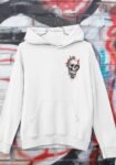 Crazy Skull Dark Green Oversized Hoodie