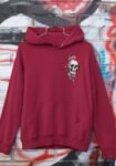 Crazy Skull Dark Green Oversized Hoodie