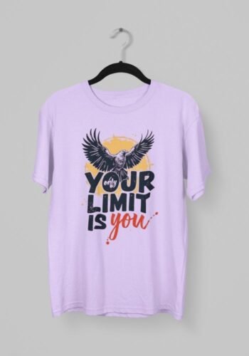 Kalavesh Your Limit Is You Motivational T-Shirt – Empowering Cotton Tee