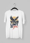 Kalavesh Your Limit Is You Motivational T-Shirt – Empowering Cotton Tee