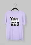 Kalavesh Your Only Limit Is Your Mind Motivational T-Shirt – Bold & Inspiring Cotton Tee