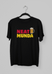 Kalavesh Neat Munda T-Shirt – Hindi Slogan Beer Glass Graphic Tee