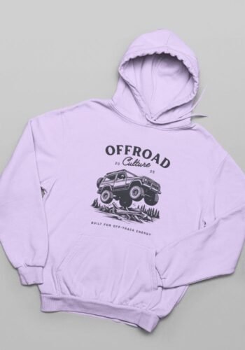 Kalavesh OffRoad Culture Hoodie In Lavender