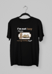 Kalavesh I’m Not Lazy I’m on Energy Saving Mode Funny & Flirty T-Shirt – Humorous & Relaxed Cotton Tee
