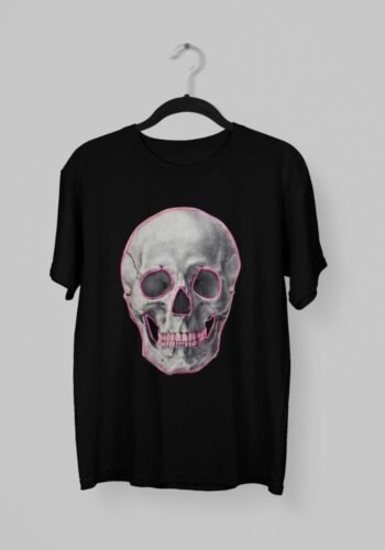 Kalavesh Smiling Skull Funky T-Shirt – Bold & Playful Cotton Tee