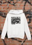 Kalavesh VENOM Mehroon Oversized Hoodie