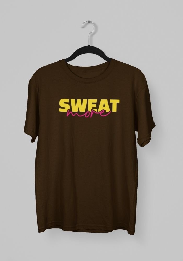 Kalavesh Sweat Text T-Shirt – Bold & Motivational Cotton Tee Kalavesh Sweat Text T-Shirt – Bold & Motivational Cotton Tee