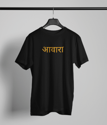 Kalavesh Awara Hindi Text T-Shirt – Stylish & Bold Cotton Tee